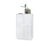 Argentier 4 portes collection cream coloris blanc laqué brillant idéal pour une salle à manger design ... Argentier 4 portes collection cream coloris blanc laqué brillant idéal pour une salle à manger design ...