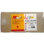 Argile naturelle de modelage 10 kg blanc -