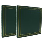 Ariane lot de 2 classeurs vert 400 pochettes 10x15