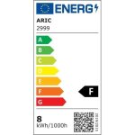 Aric lino led s19 - 6w - 4000k - 38x309 mm
