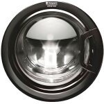 Ariston. hublot complet hotpoint noir futura pour lave linge ref c00288783