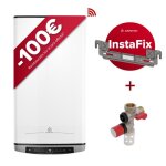 Ariston velis evo dune dry wifi fe 65l ? chauffe - eau �lectrique plat ? 25% d�conomie d�nergie ? kit ...