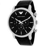 Montre - emporio armani - ar1828 - quartz - analogique - cuir noir