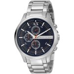 Armani exchange homme 46mm bracelet acier inoxydable quartz montre ax2155