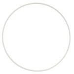 Armature abat - jour cercle rilsan diam�tre 45 cm blanc