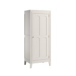 Calicosy - armoire 1 porte avec Étagères et penderie l80. 5 x h196. 8 cm - milenne - blanc - blanc Calicosy - armoire 1 porte avec Étagères et penderie l80. 5 x h196. 8 cm - milenne - blanc - blanc