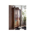 Armoire - bois massif recycl� laqu� (multicolore) - inspiration ethnique - fable #12