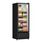 Armoire � boissons 240l - 1 porte vitr�e - noir - froid ventil� - led - r290 - 230v - 3 grilles r�glables ...