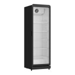 Armoire � boissons r�frig�r�e luxe 400l - 1 porte vitr�e - led - r290 - 5 grilles - noir / blanc - + ...