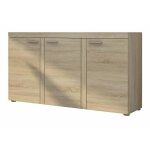 Armoire de chambre - placard tucson 121 - sonoma ch�ne - 3 portes - 149x82x40cm