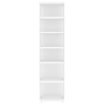 Armoire � chaussures en bois ding�nierie - wiens - blanc - 275x27x102 cm - 6 �tag�res - style scandinave ...