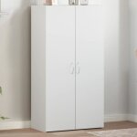 Armoire de classement - cuque - af135 - bois dingnierie - 60x32x115 cm - blanc