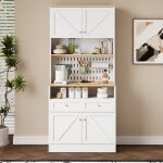 Armoires cuisine buffet haut vaisselier avec 2 tiroirs et 4 portes pour salon salle � manger couloir ...