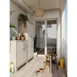 Armoire dext�rieur grimsby dmora en plastique sable marron 44x80x100h cm