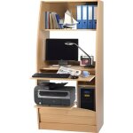 Armoire informatique galbe 6 niches serrure l 80. 5 h 171. 5 p 59. 3 cm - htre - l 80. 5 x l 59. 3 ...