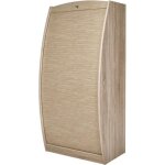 Armoire informatique galbée 80 cm chêne - simmob - bureaux - bureau Armoire informatique galbée 80 cm chêne - simmob - bureaux - bureau