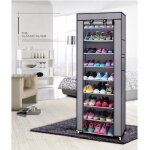 Armoire / meuble � chaussures rangement chaussures 10 niveaux chaussures stockage avec housse 58 * 29 ...