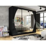Armoire - mobilier1. fr - atlanta 130 - glissement - noir