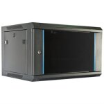 Armoire murale rack - 2lan - 6u - noir - 19 pouces - garantie 2 ans Armoire murale rack - 2lan - 6u - noir - 19 pouces - garantie 2 ans