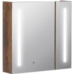 Kleankin - armoire à miroir - mdf - 70x15x65cm - marron Kleankin - armoire à miroir - mdf - 70x15x65cm - marron