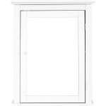 Armoire murale de salle de bain avec miroir armoire � pharmacie avec �tag�re r�glable meuble de rangement ...