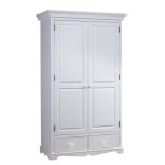 Armoire penderie blanche 2 portes 2 tiroirs 6 niches l 114. 5 h 195 p 54 cm - l 114. 5 x l 54 x h 195 ... Armoire penderie blanche 2 portes 2 tiroirs 6 niches l 114. 5 h 195 p 54 cm - l 114. 5 x l 54 x h 195 ...