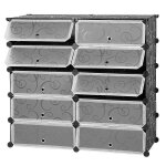 Armoire penderie portable storage modulable meuble tagres de rangement diy pour vtements chaussures ...