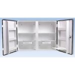 Armoire � pharmacie - certeo - mod�le din 13169 - 2 portes - verrouillable - blanc