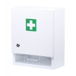 Armoire  pharmacie murale en bois grande vide blanche