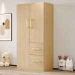 Armoire avec portes doubles avec tiroirs evryae