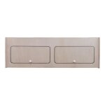 Armoire de rangement - mdf - 80cm x 25cm x 25cm - 2 portes - charni�res douces - s�curis�e