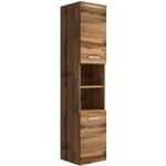 Armoire de rangement - paso - hauteur 160 cm - wotan (marron) - meuble de salle de bain Armoire de rangement - paso - hauteur 160 cm - wotan (marron) - meuble de salle de bain