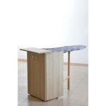 Armoire  repasser - jolly - bois polyvalent - portes en chne blanchi