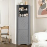 Armoire de salle de bain dangle - meuble colonne de rangement - avec 5 compartiments �tag�res r�glables365 ...