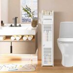 Armoire de salle de bain - dayplus - � colonnes - blanc - panneaux mousse pvc �cologique - 16 x 16 x ...
