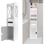 Armoire de salle de bain tanche avec tiroir en papier dayplus armoire de rangement pour toilettes 80 ...