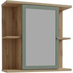 Armoire à suspendre - chêne artisan / vert sauge - 1 porte avec miroir - meuble de salle de bain - 699 ... Armoire à suspendre - chêne artisan / vert sauge - 1 porte avec miroir - meuble de salle de bain - 699 ...