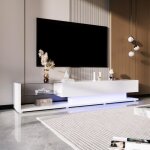 Armoire tv à éclairage led buffet salon bas elégant 2 tiroirs cloisons en verre meuble tv moderne 170x36x38cm ... Armoire tv à éclairage led buffet salon bas elégant 2 tiroirs cloisons en verre meuble tv moderne 170x36x38cm ...