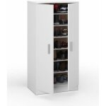 Armoire � usages multiples corona armoire auxiliaire � 2 portes meuble � chaussures bas avec 6 �tag�res ...