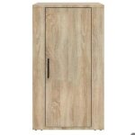 Armoire vaisselier durable - beige - buffet de cuisine - avec rangement - ch�ne sonoma - 40x33x70cm - ...