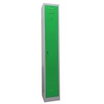 Armoire vestiaire metallique modulable l30 cm x p30 cm x h180 cm (porte vert)