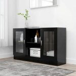 Armoire à vitrine buffet meuble de rangement armoire de rangement armoire à vitrine noir 120x305x70 cm ... Armoire à vitrine buffet meuble de rangement armoire de rangement armoire à vitrine noir 120x305x70 cm ...