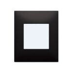 Arnould - plaque espace evolution noir mat 1 poste