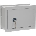 Arregui ideal 5 271340 coffre - fort � emmurer 5mm ouverture � cl� moyen 28 x 38 x 20 cm 14 l gris clair ...