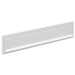 Entr�e de bo�te aux lettres - arregui - c613 - acier galvanis� - installation murale - blanc