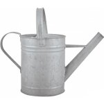 Arrosoir - esschert design - zinc patin� 15 l - gris - poign�e sup�rieure mobile - embout renforc�