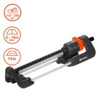 Arroseur oscillant aqua m - gardena - surface 250m - porte 18m max - rsistant uv et gel - garantie ...