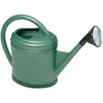 Arrosoir - eda - luxe - 12 l - plastique renforc� - pomme noire - grille en m�tal