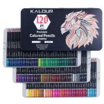 Lot de 72 crayons aquarelles pour adultes ? crayons hexagonaux professionnels solubles dans leau ? id�al ...