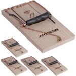 Artecsis lot de 5 pi�ges � ratsgrande tapette en bois 165x85cm